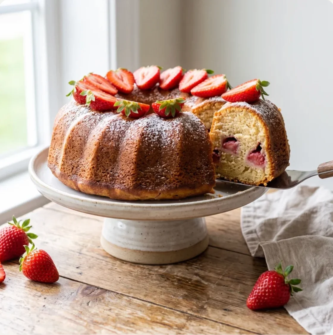 Blueberry Custard Cakes